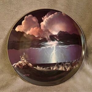 ‘Appeal to the Thunder’ Native American Plate Guidance From Above Collection